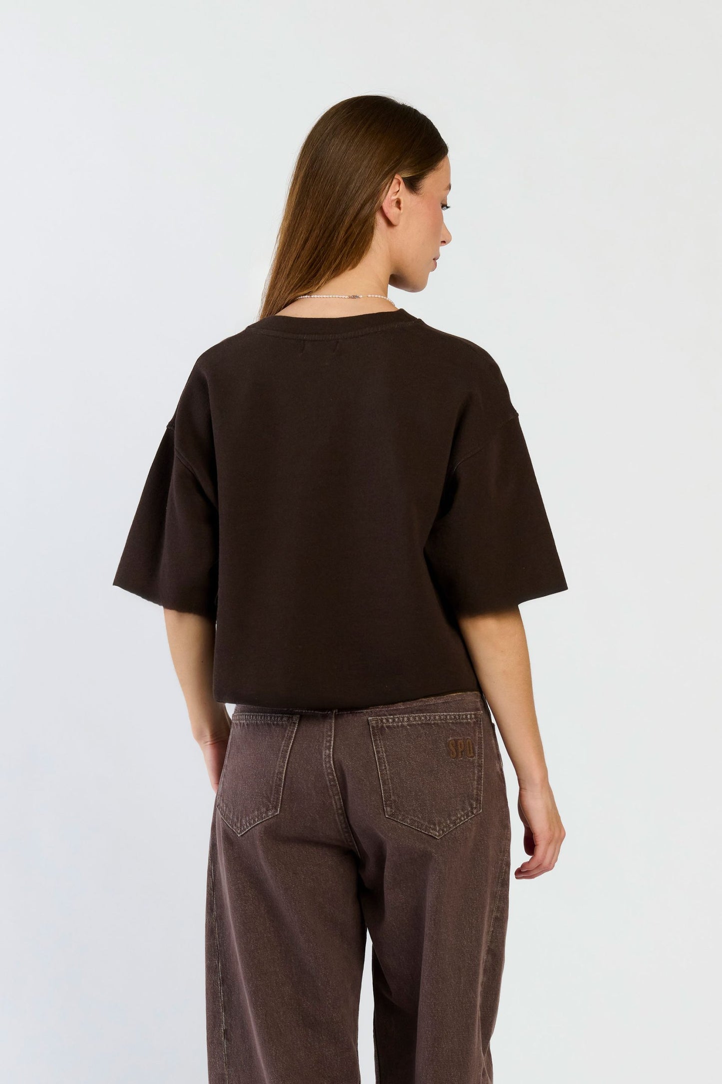 Spooq Jott sweater - Dark brown