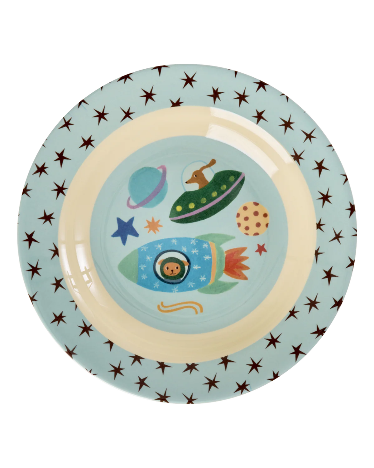 Rice - Kinderbord rond - Dogs in space