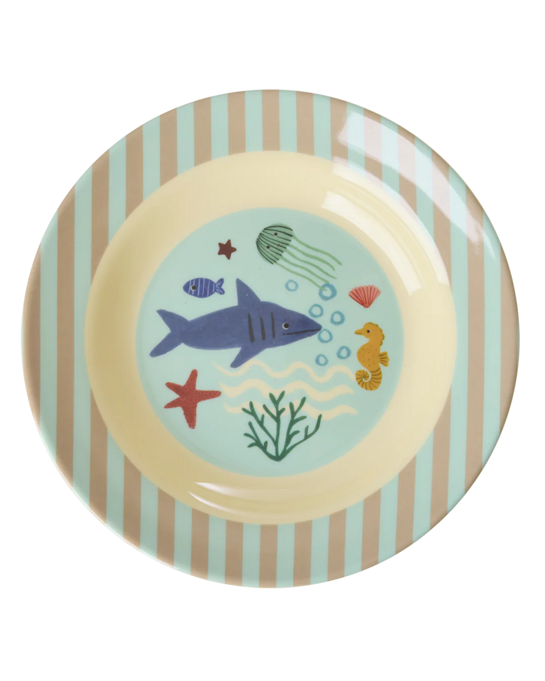Rice - Kinderschaaltje - Blauw - Ocean Print