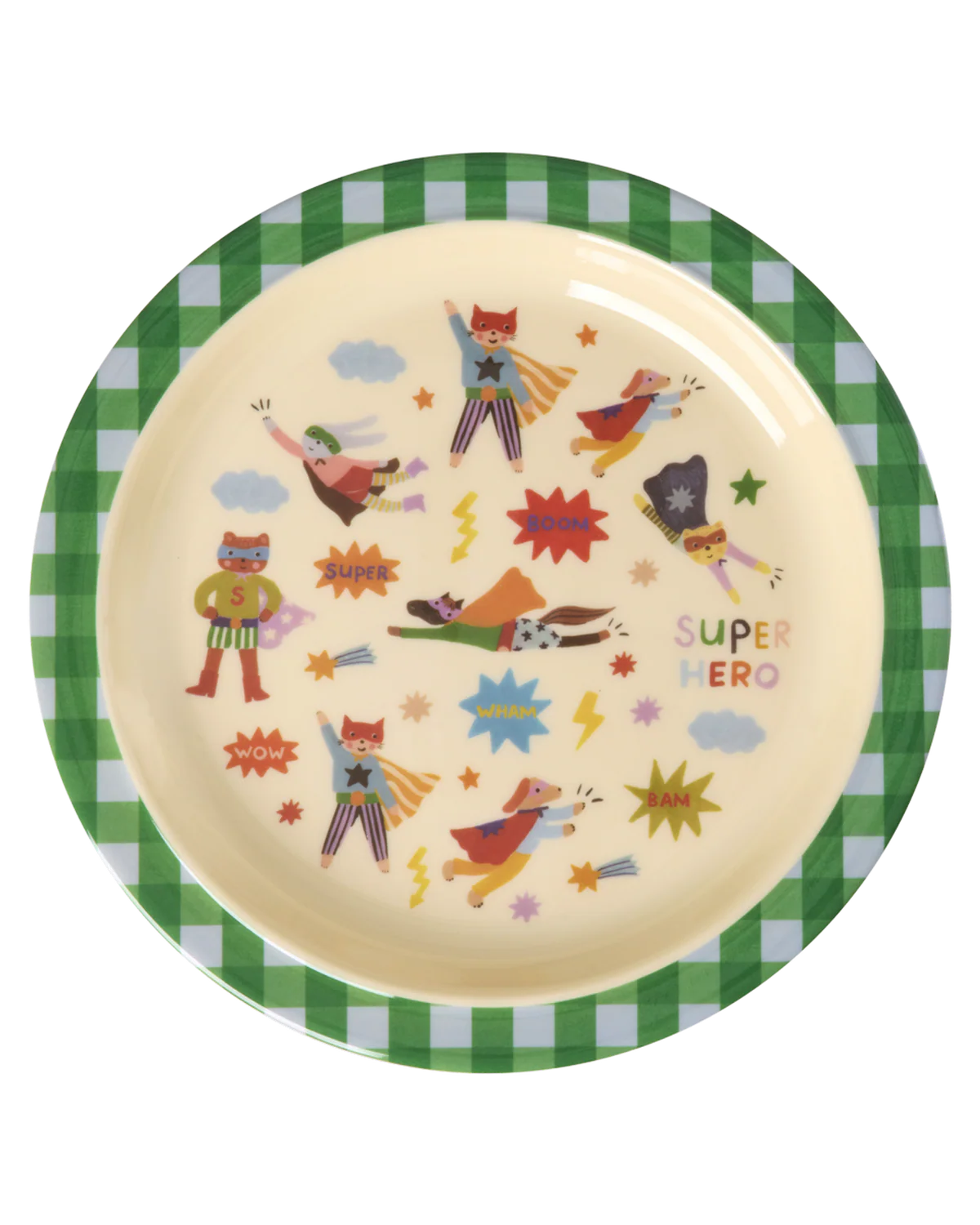 Rice - Kinderbord rond - Hero groen