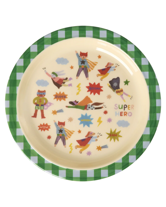 Rice - Kinderbord rond - Hero groen