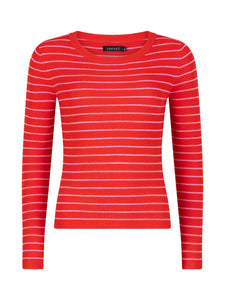 Knitted top Devina - Red/pink