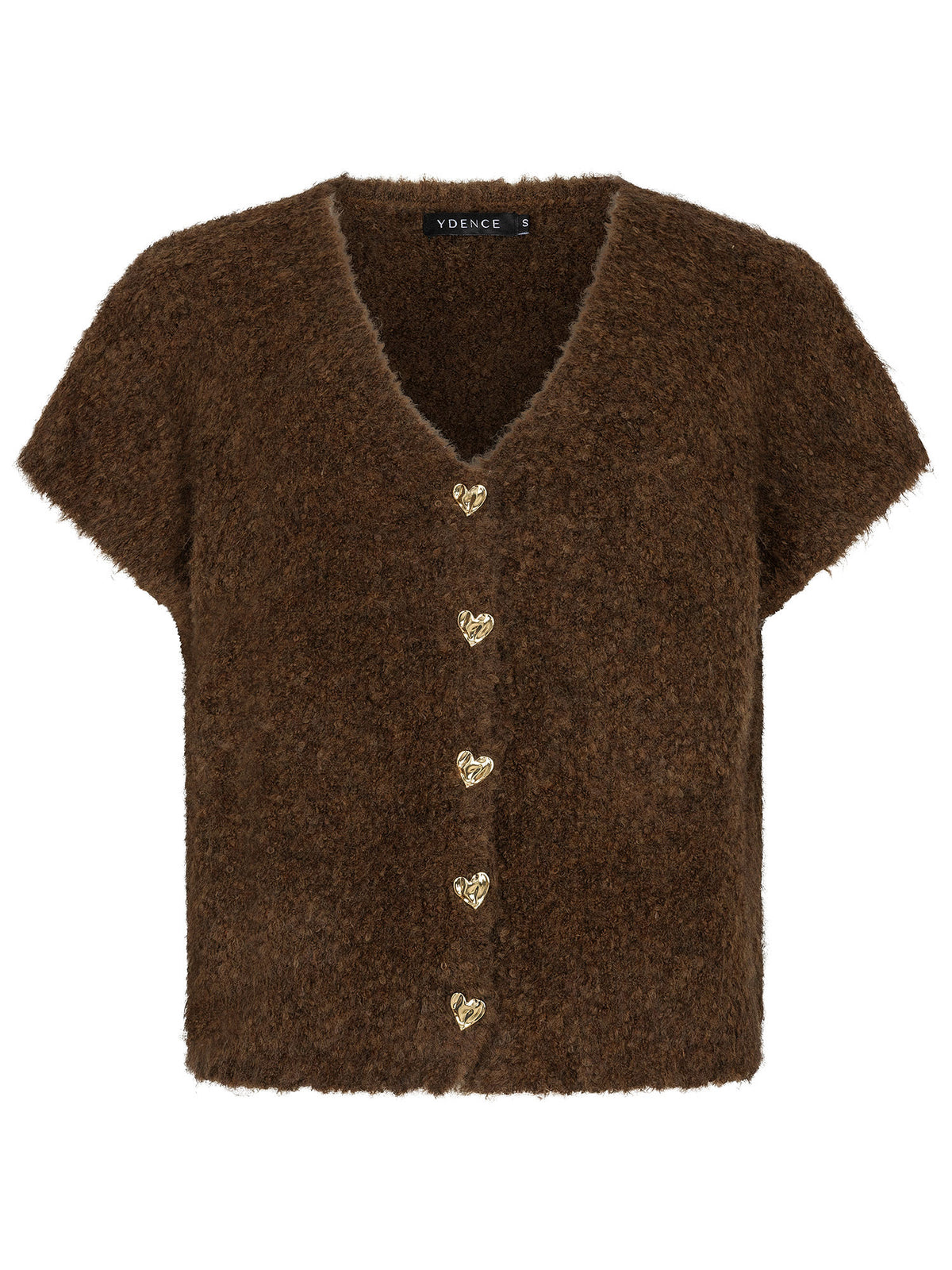 Ydence Knitted Cardigan Rochelle - Coffee brown