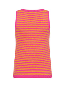 Knitted top Amelia - Pink/orange