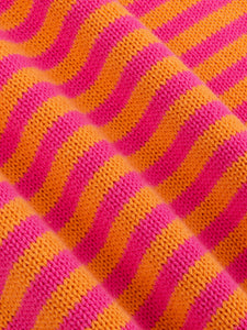 Knitted top Amelia - Pink/orange