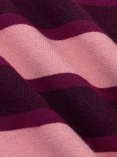 Afbeelding in Gallery-weergave laden, Ydence Knitted top Balou -  Aubergine/coral pink
