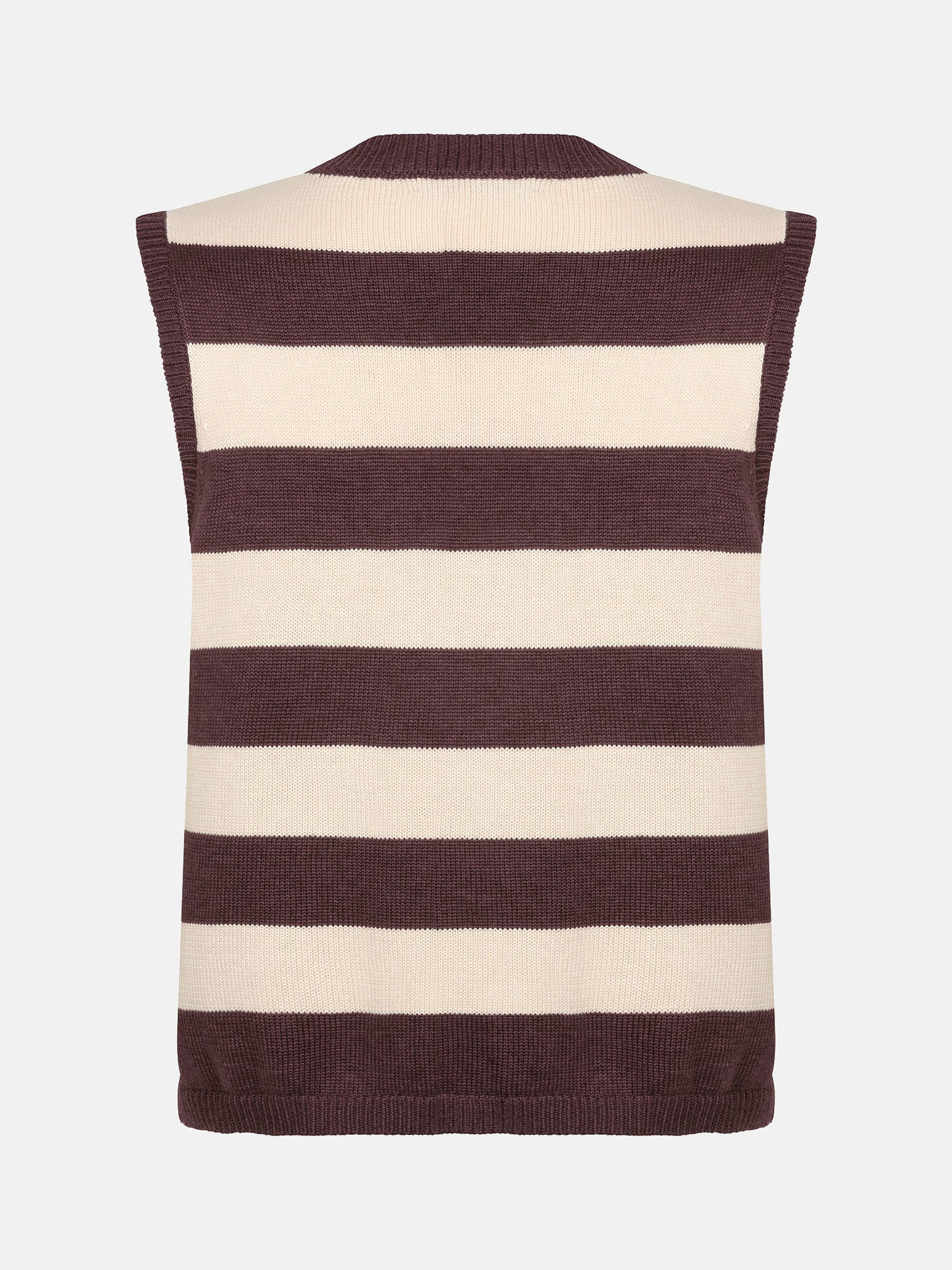Ydence Knitted top Judith - Brown/Ecru