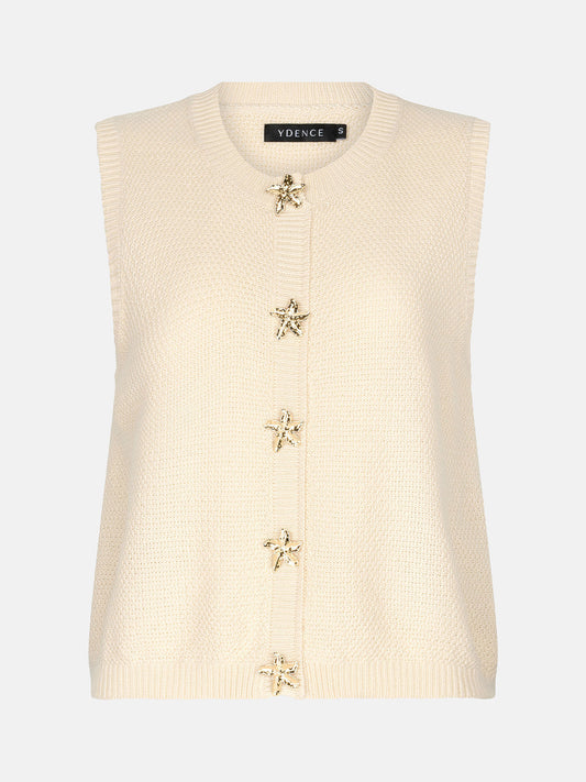Ydence Knitted top Mona - Ecru