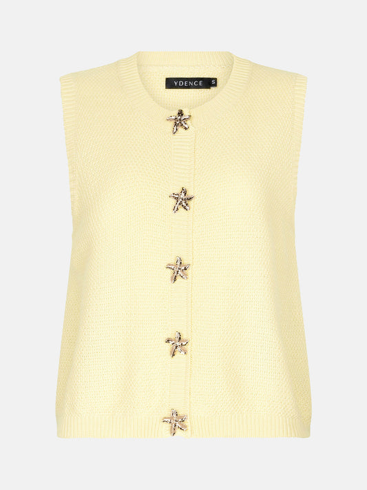 Ydence Knitted top Mona - Soft Yellow