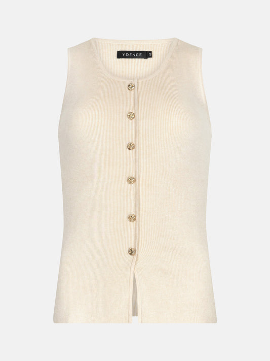 Ydence Knitted top Saar - Ecru