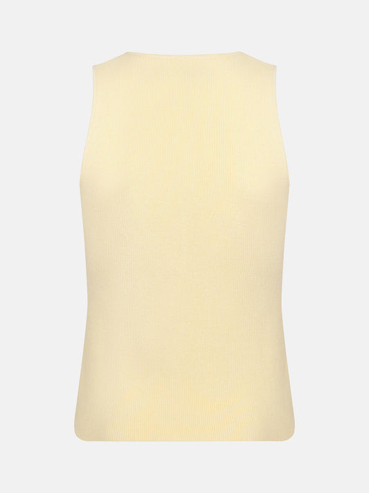 Ydence Knitted top Saar - Soft Yellow