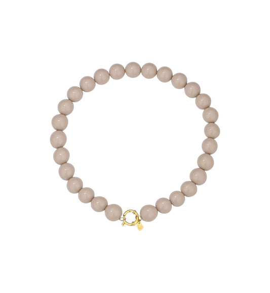 Kralenketting Ibiza M - Beige
