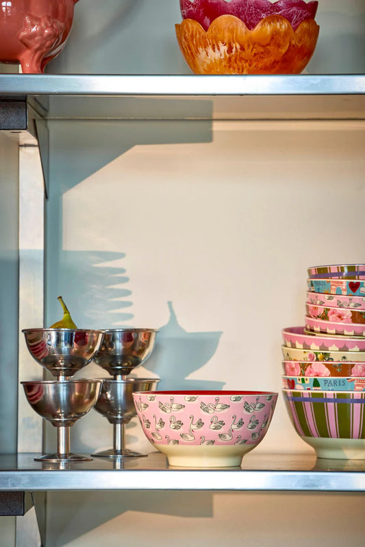 Rice - Melamine bowl medium - Swan