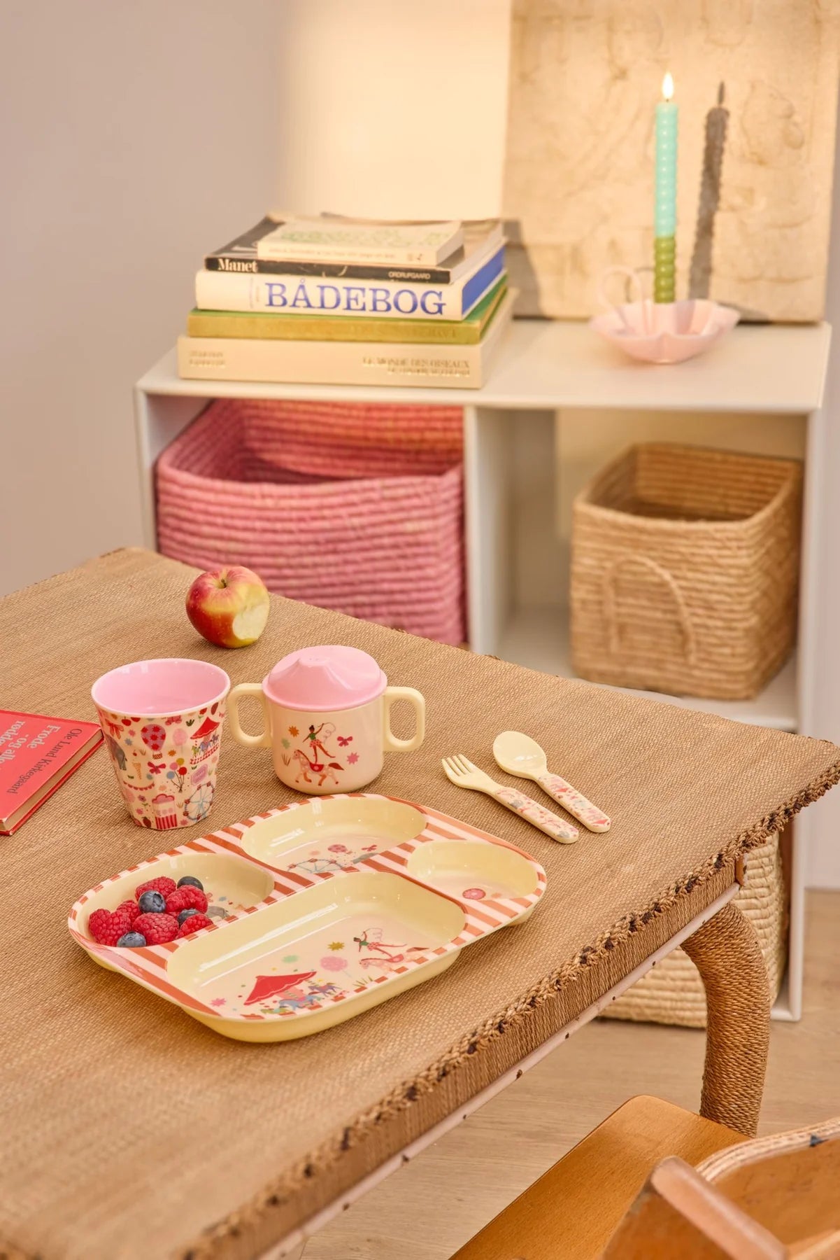 Rice - Medium Beker - Fun Fair pink