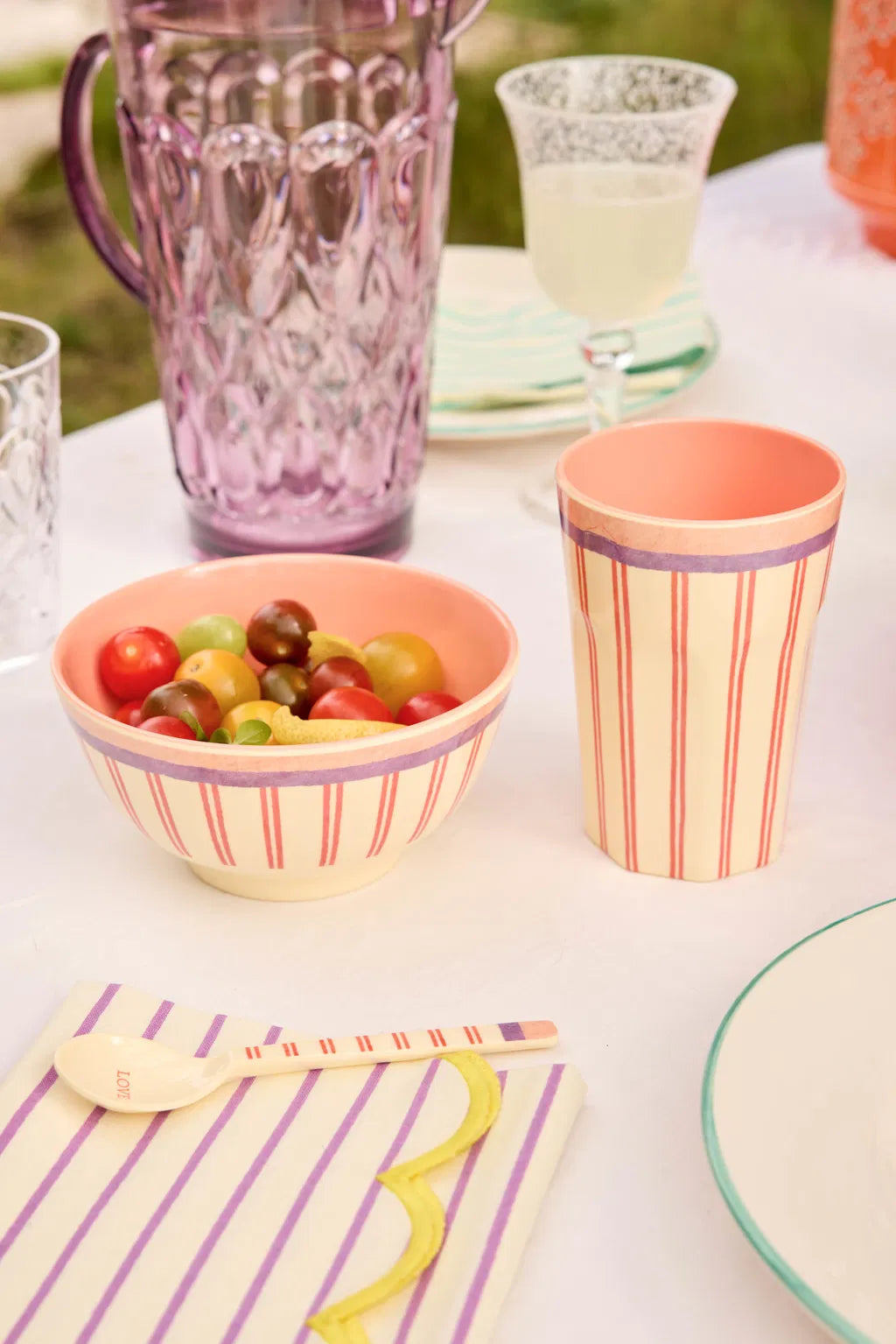 Rice - Bowl Medium - Stripey Love