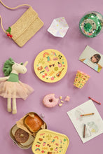 Afbeelding in Gallery-weergave laden, Rice rond bordje - Zacht geel - Eenhoorn liefde print
