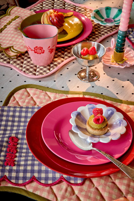 Rice - Katoen Placemat Mosgroen