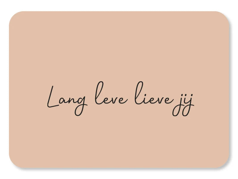 Kaart - Lang leve lieve jij