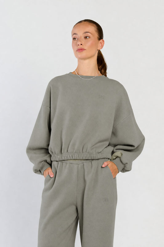 Spooq - Liene sweater - Mineral green