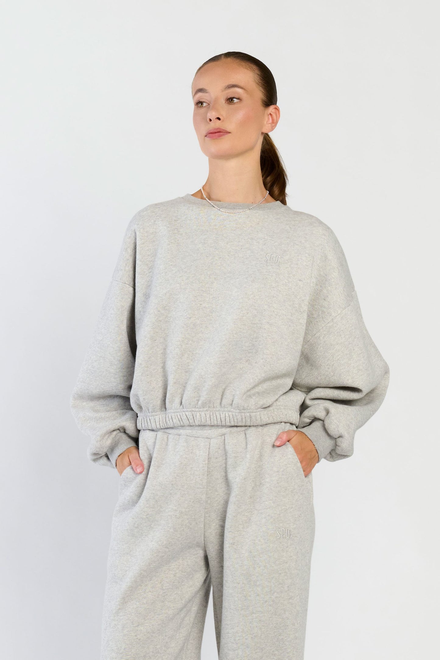 Spooq - Liene sweater - Grey melange