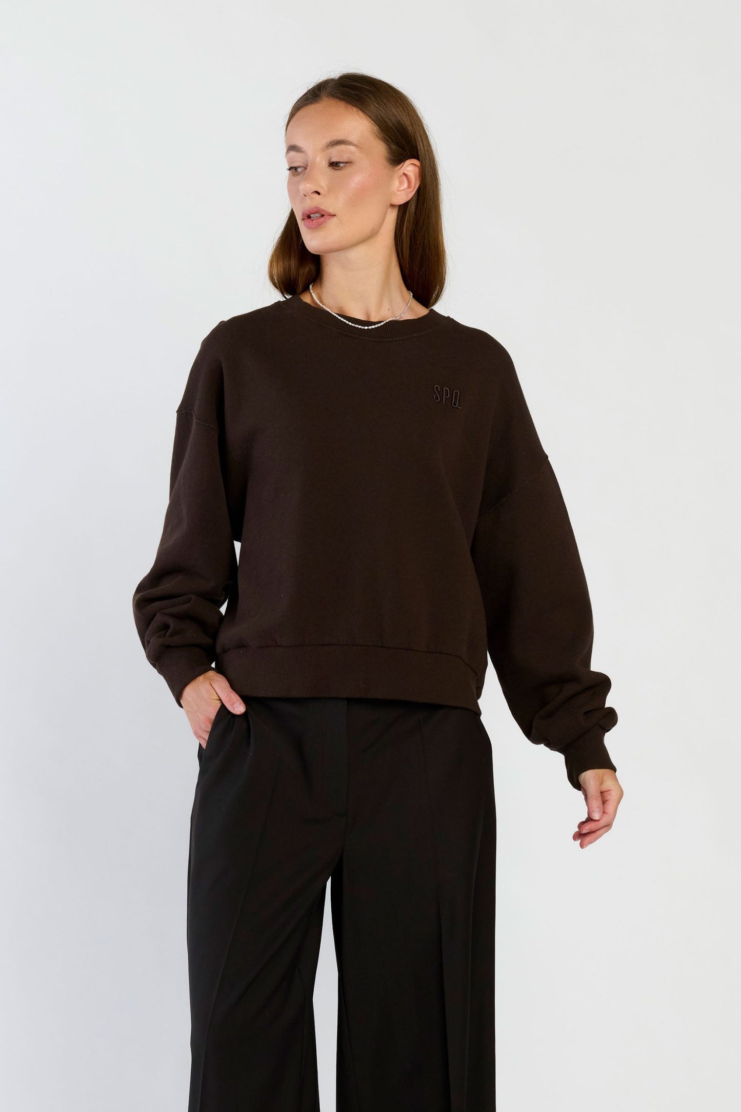 Spooq - Lucy sweater - Dark brown