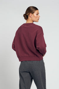 Lucy sweater - Mauve wine