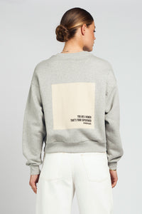 Spooq - Lucy sweater - Grey melange superpower