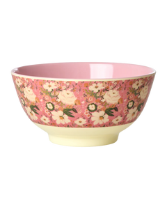 Rice - Melamine Bowl Medium - Alison Flower Print