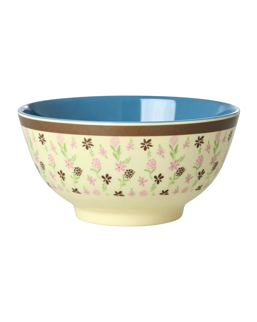 Rice - Melamine Bowl Medium - Hacienda Flower