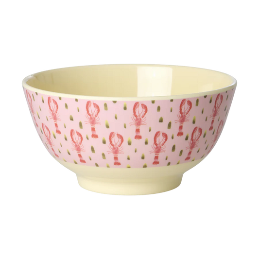 Melamine bowl medium - Lobster pink