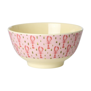 Melamine bowl medium - Lobster pink