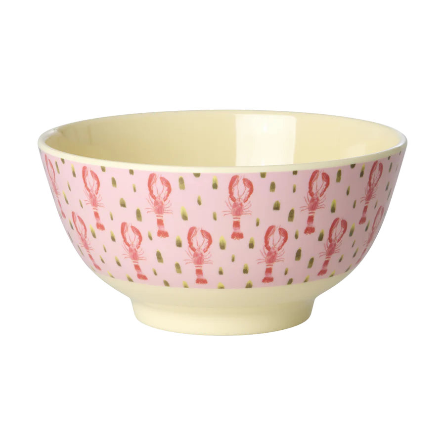 Melamine bowl medium - Lobster pink