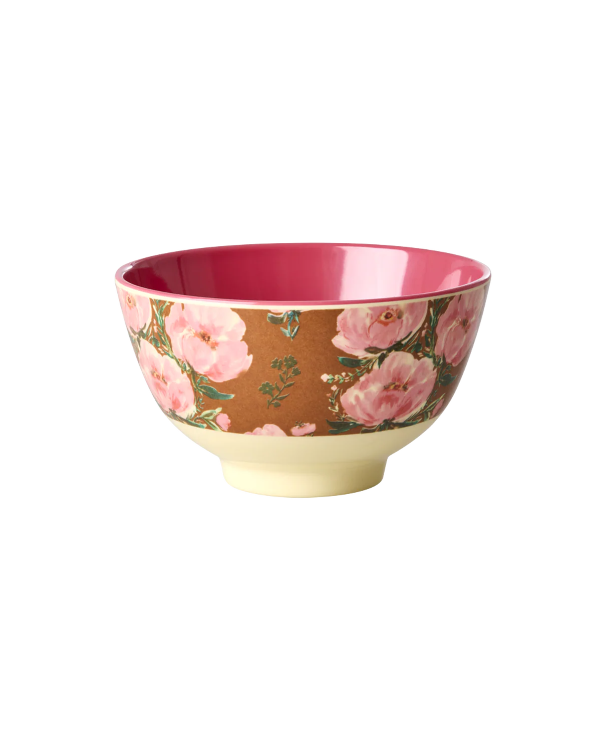Rice - Melamine Bowl Small - Floral fiesta rose