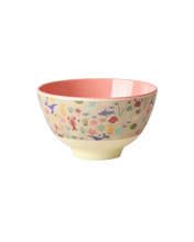 Afbeelding in Gallery-weergave laden, Rice - Melamine bowl small - Koraal - Ocean print

