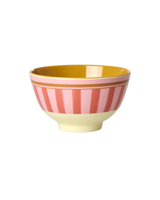 Rice - Melamine Bowl Small - Organic Stripes