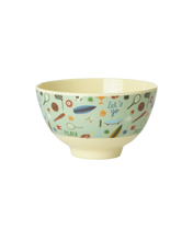 Afbeelding in Gallery-weergave laden, Rice - Melamine bowl small - Sports Print
