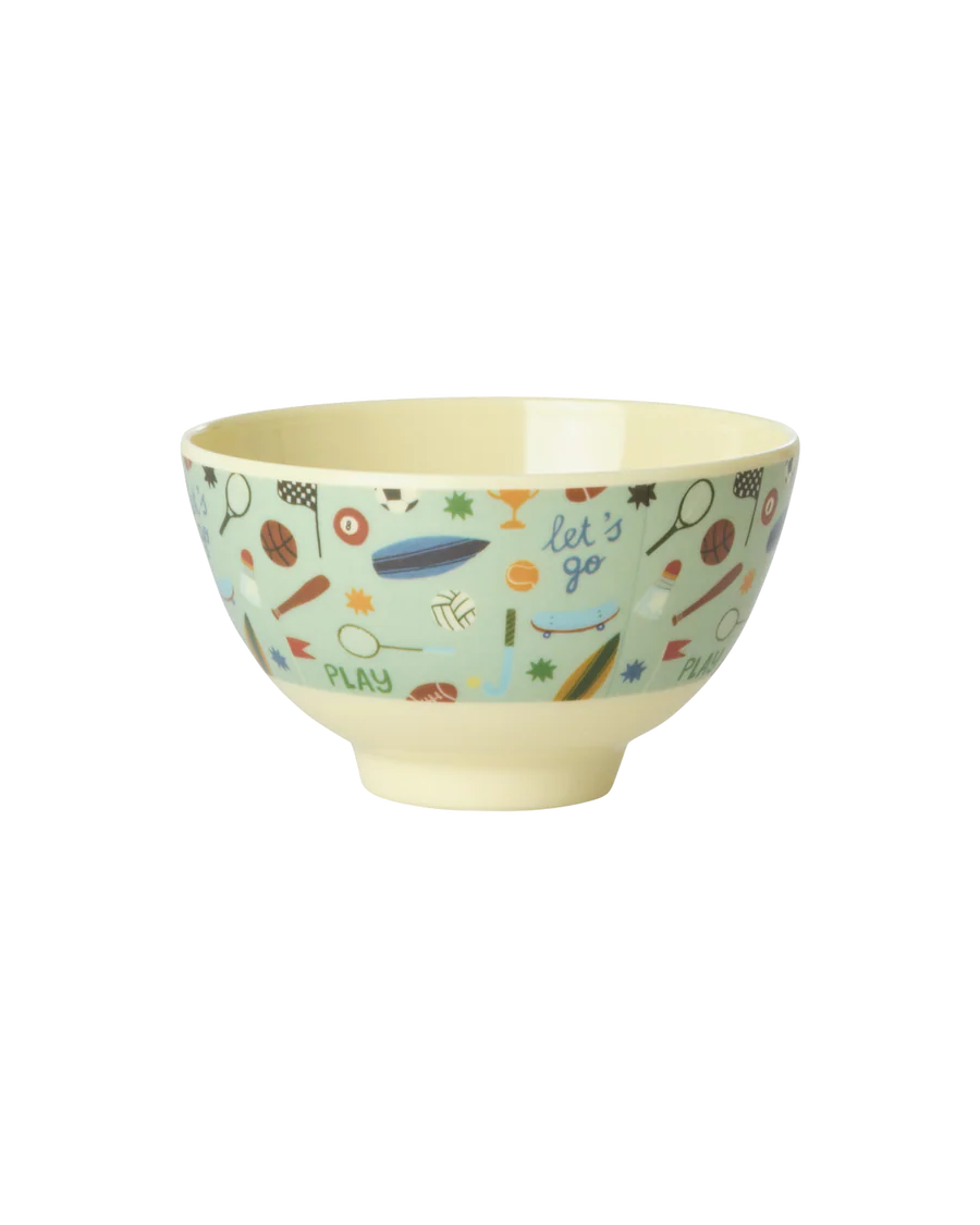 Rice - Melamine bowl small - Sports Print