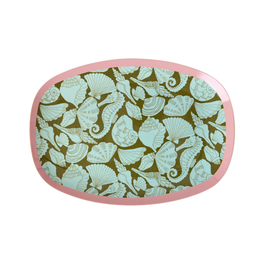 Melamine plate klein - Seashell