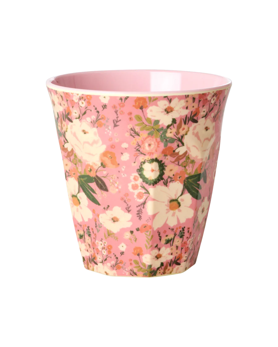 Rice - Melamine Cup Medium - Allison Flower
