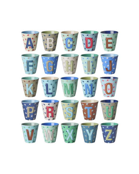 Rice - Medium Beker Stars - A t/m Z