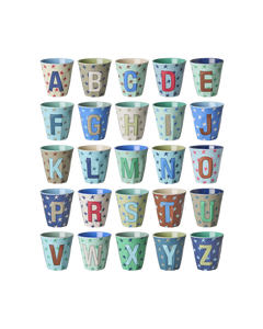 Melamine cup Star - A t/m Z