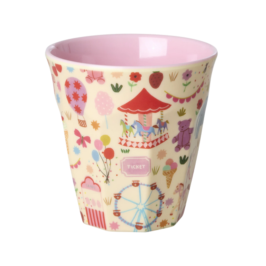 Rice - Medium Beker - Fun Fair pink