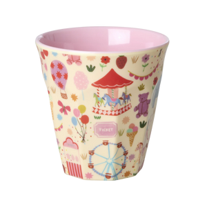 Rice - Melamine Cup Medium - Fun Fair Pink
