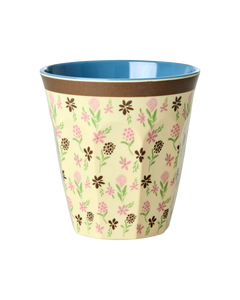 Rice - Melamine Cup Medium - Hacienda Flower