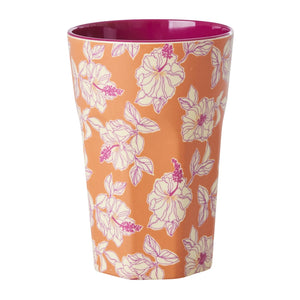 Melamine cup - Rice Faded Hibiscus