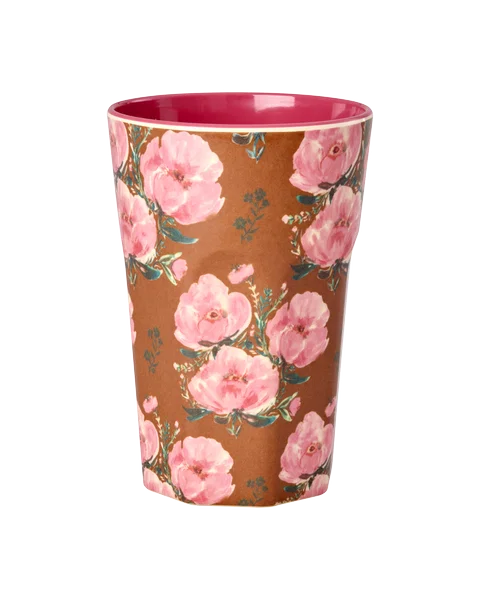 Rice - Grote Beker - Floral Fiesta rose