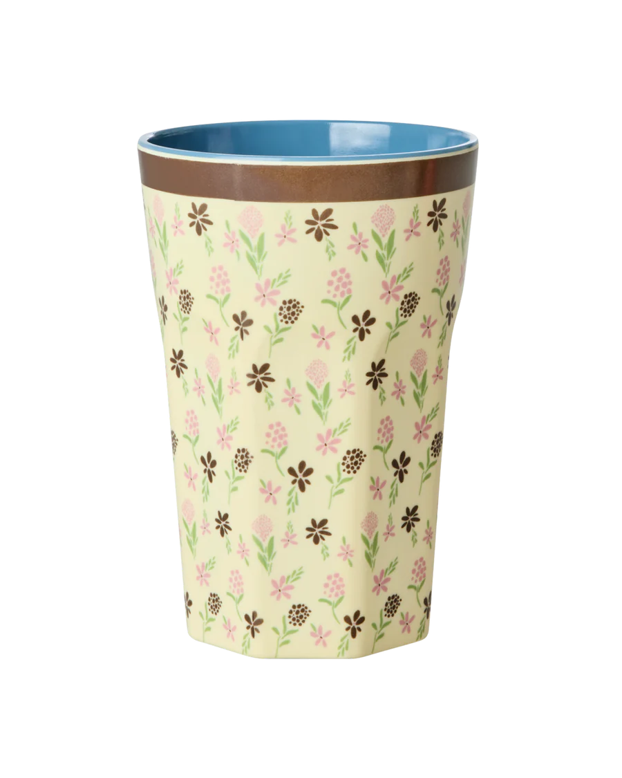 Rice - Melamine Cup Large - Hacienda Flower