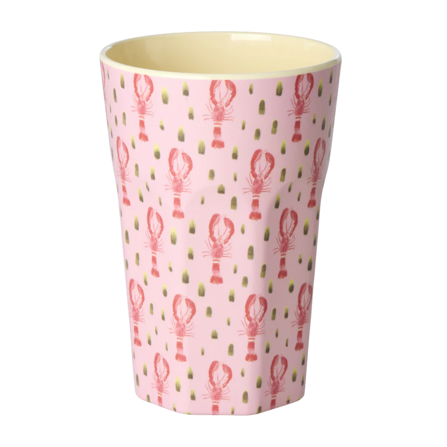 Melamine cup groot - Lobster print