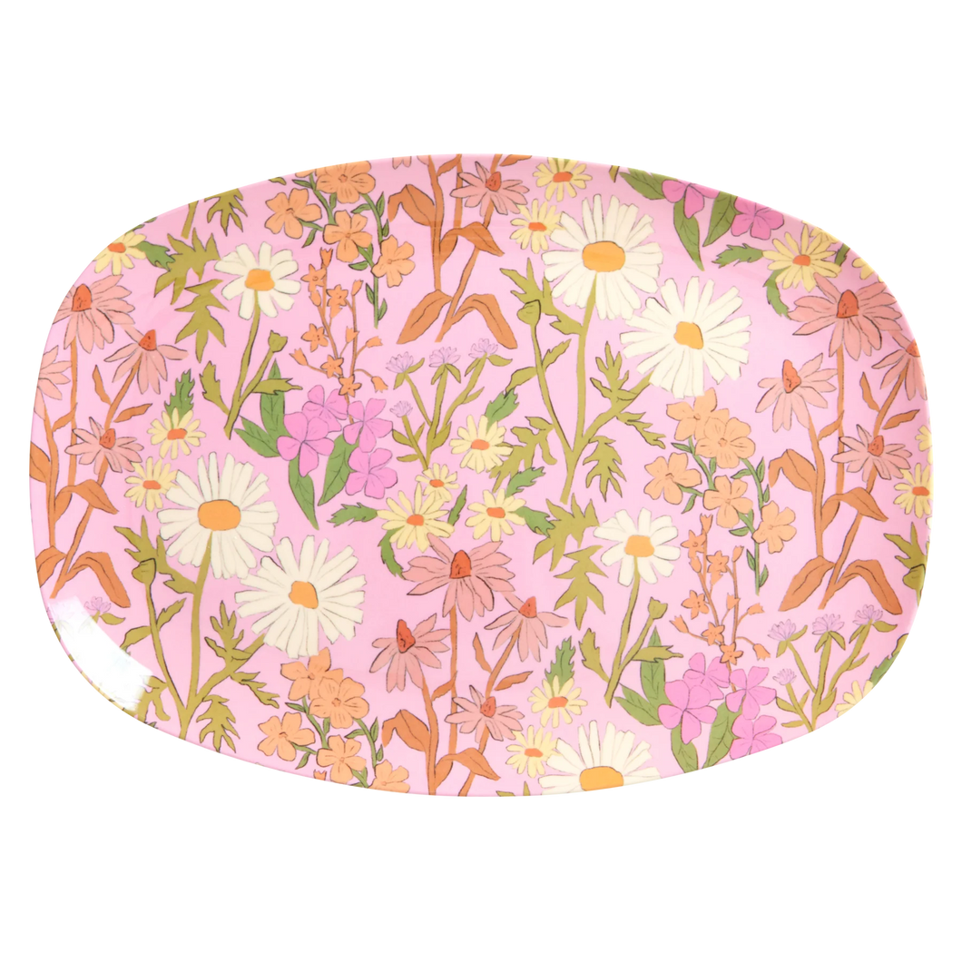 Melamine plate - Daisy dearest print