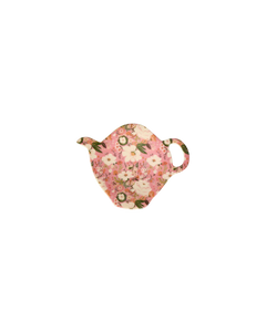 Rice - Tea Bag Plate - Coral - Alisson Flower Print